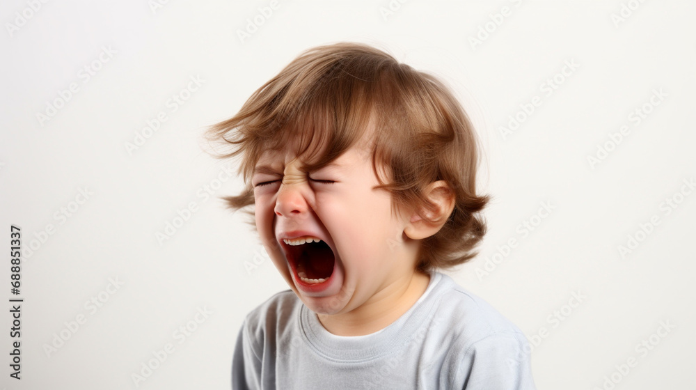 Angry boy screaming, upset, sad, negative attitude.Stressed child with bad behavior stubborn. mental health. Autism kid. ADHD concept. Angry boy screaming, upset, sad, negative attitude.Stressed child with bad behavior stubborn. mental health. Autism kid. ADHD concept.