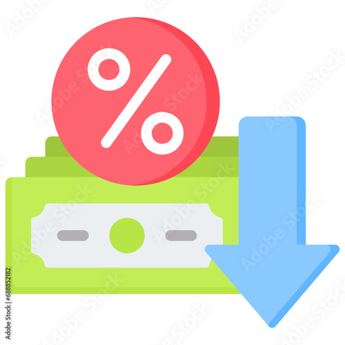 Discount Flat Icon