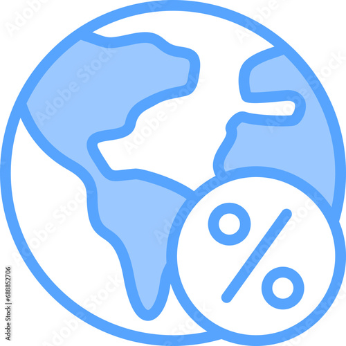 World Blue Icon