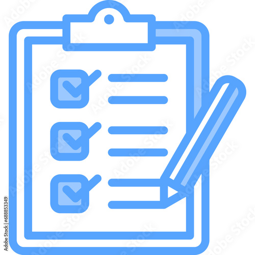 Planning Blue Icon