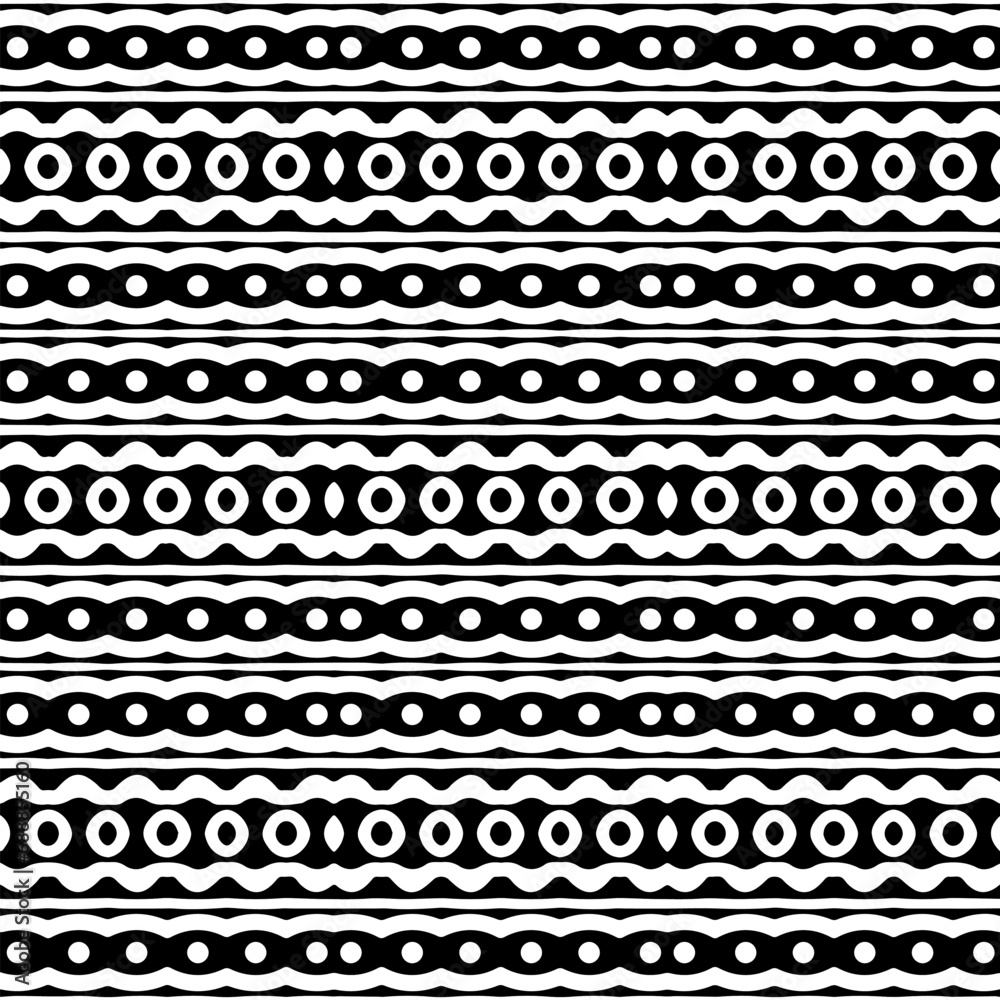 Wallpaper with Seamless repeating pattern. Black and white pattern . Abstract background. Monochrome texture for web page, textures, card, poster, fabric, textile.
Wallpaper with Seamless repeating pattern. Black and white pattern . Abstract background. Monochrome texture for web page, textures, card, poster, fabric, textile.