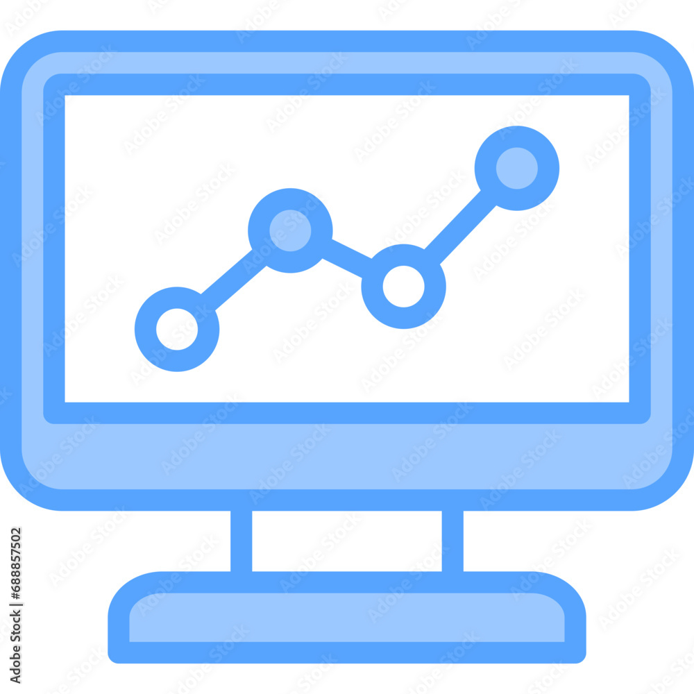 Monitor Blue Icon Monitor Blue Icon