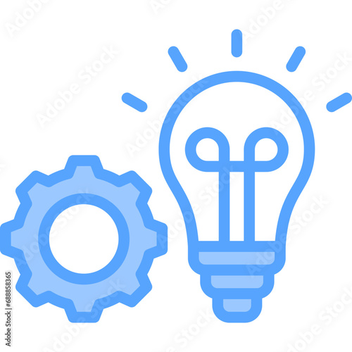 Innovation Blue Icon