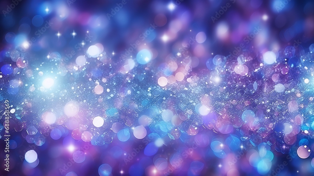 Blurred Blue and Purple Lights Creating a Mesmerizing Background