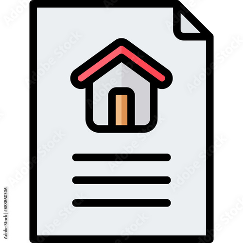 Document Outline Color Icon