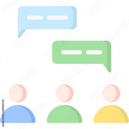 Discussion Flat Icon
