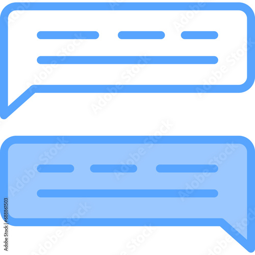 Discussion Blue Icon