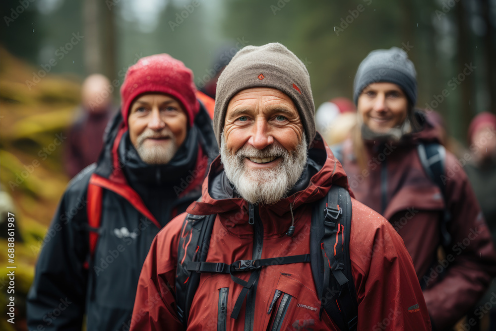 People enjoying in forest style of life People enjoying in forest style of life
