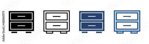 Archive folders icon vector. Document vector icon. Archive storage icon.