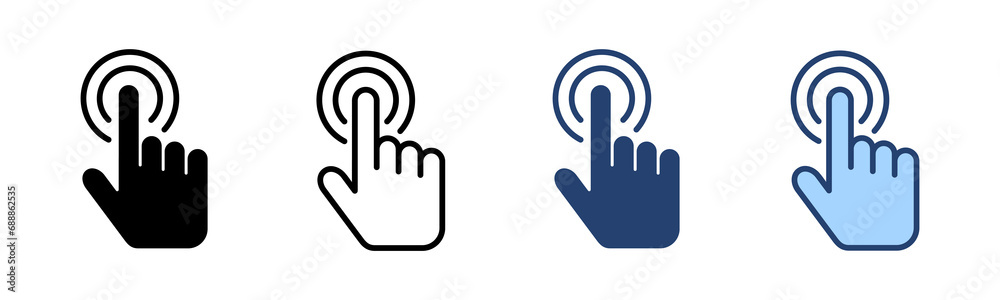 Hand cursor icon vector. cursor sign and symbol. hand cursor icon clik Hand cursor icon vector. cursor sign and symbol. hand cursor icon clik