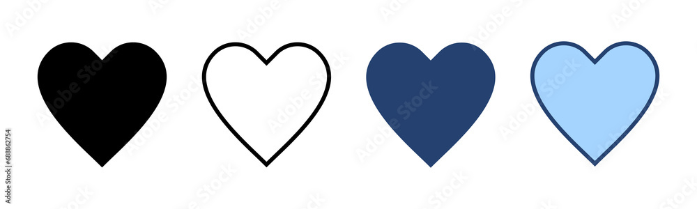 Love icon vector. Heart sign and symbol. Like icon vector. Love icon vector. Heart sign and symbol. Like icon vector.