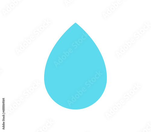 Drop icon. Drop of water illustration.