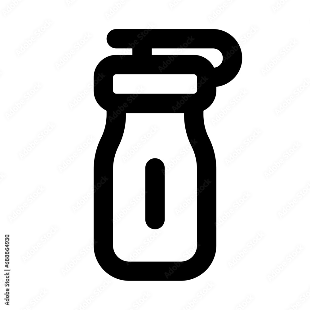 Bottle Line UI Icon Bottle Line UI Icon
