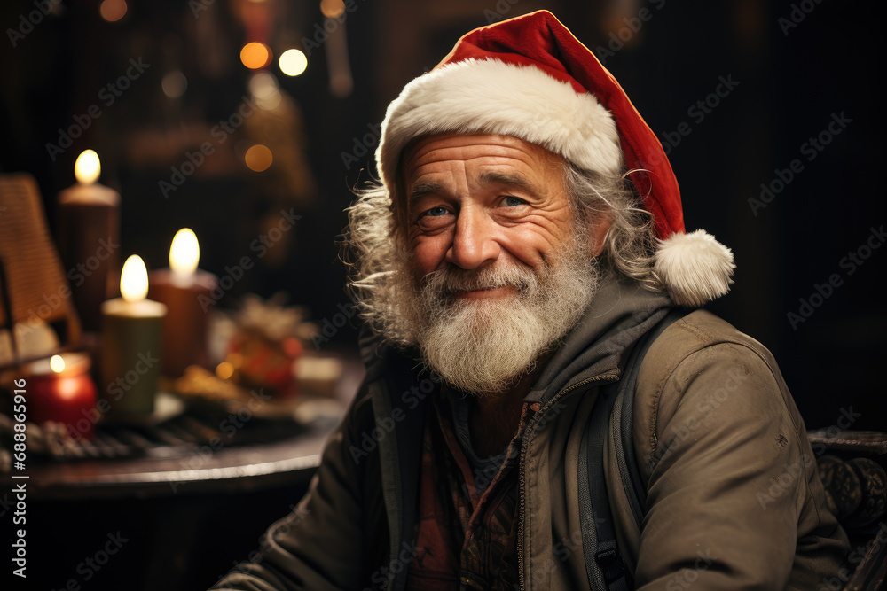 Old guy santa clauss style Old guy santa clauss style