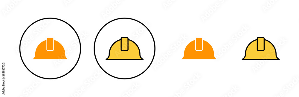 Helmet icon set for web and mobile app. Motorcycle helmet sign and symbol. Construction helmet icon. Safety helmet Helmet icon set for web and mobile app. Motorcycle helmet sign and symbol. Construction helmet icon. Safety helmet