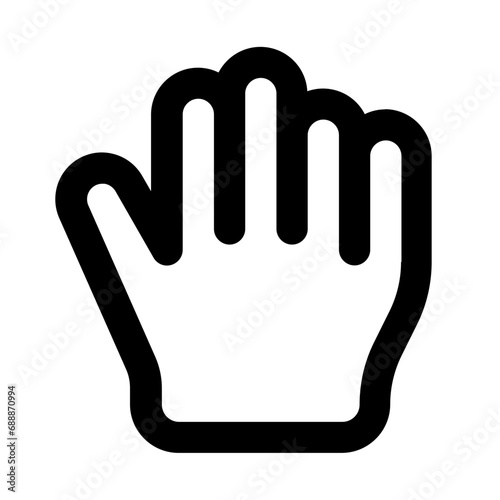 Gloves Line UI Icons