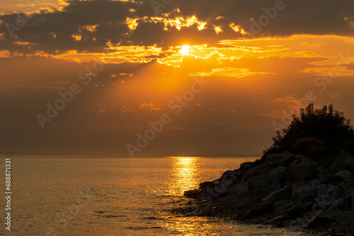 Sunset From Mackinac Island, Michigan
