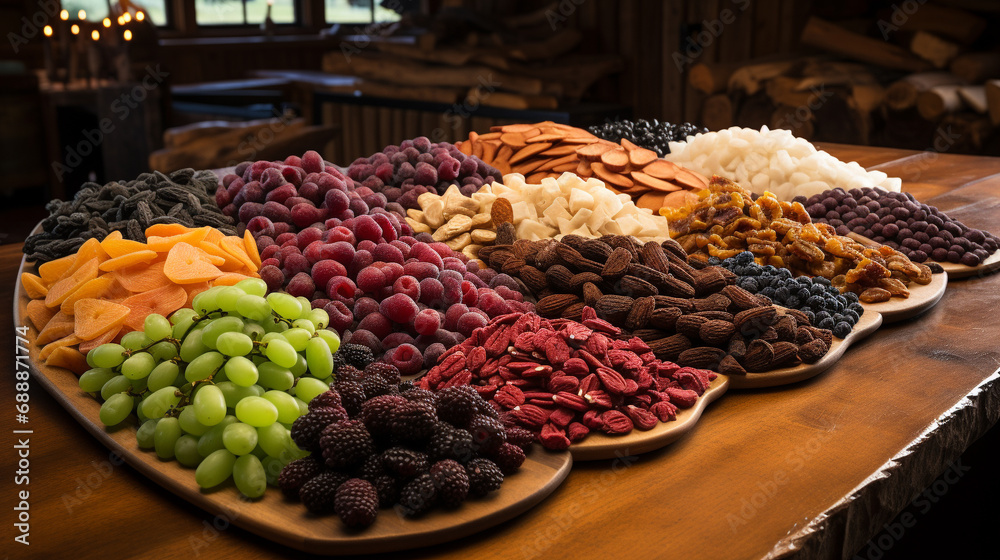 Fototapeta premium fruit and sweets