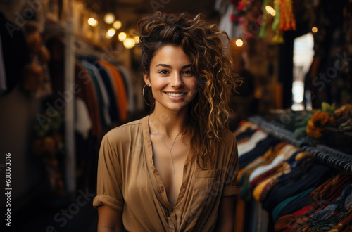 Portrait of smiling mixed race girl 