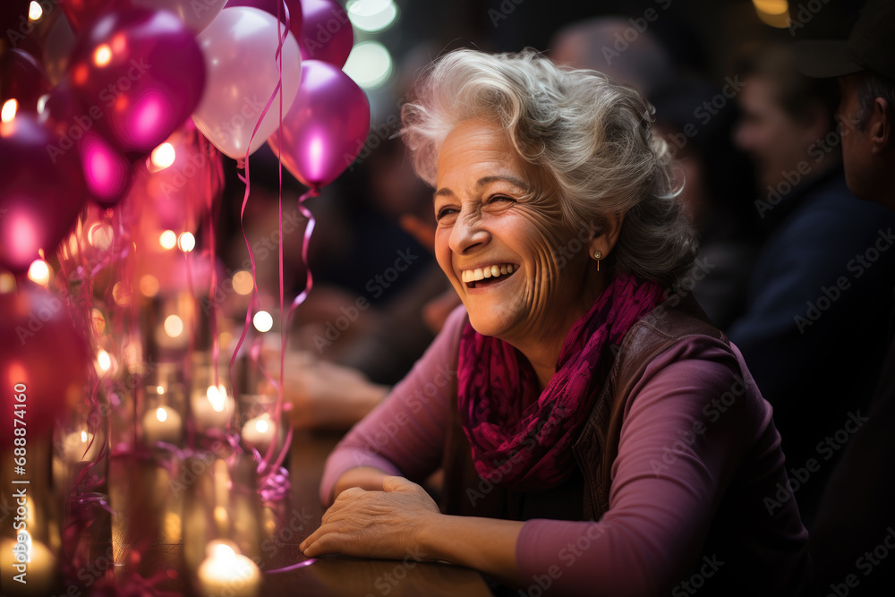 White woman enjoy in restaurant White woman enjoy in restaurant