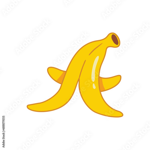 Banana Cartoon Illustration