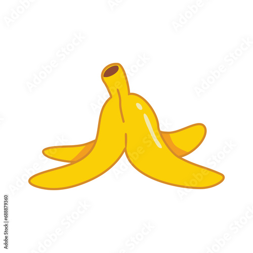 Banana Cartoon Illustration