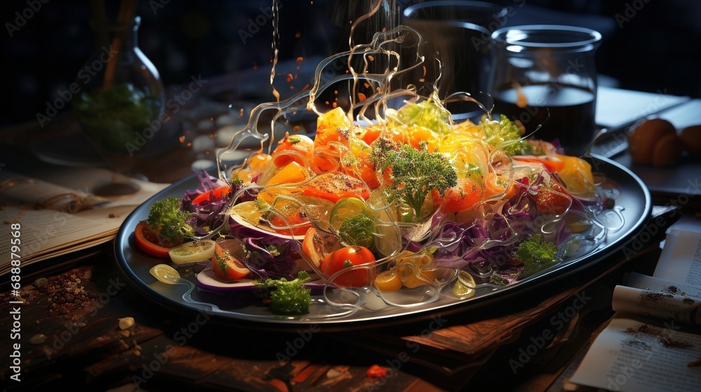 CulinaryCanvas: 3D Illustrations of Tech-Savvy Food Bloggers Crafting Artistic Seasonal Recipes CulinaryCanvas: 3D Illustrations of Tech-Savvy Food Bloggers Crafting Artistic Seasonal Recipes
