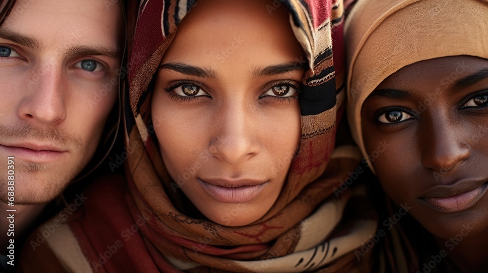 A Group of People Standing Together. Diverse multicultural ethnic backgrounds concept A Group of People Standing Together. Diverse multicultural ethnic backgrounds concept