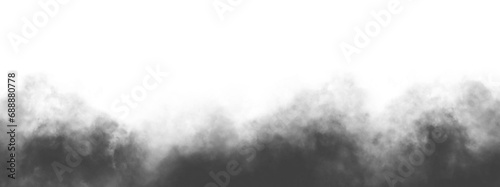 Ash color smoke fog on isolated background. Texture overlays. Design element. vector cloudiness, Template fog. Vector illustration