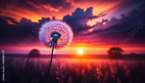 Dandelion To Sunset - Freedom to Wish