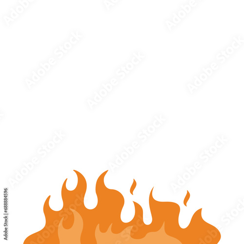 Fire Footer Illustration