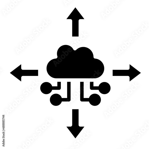 Cloud Scalability icon