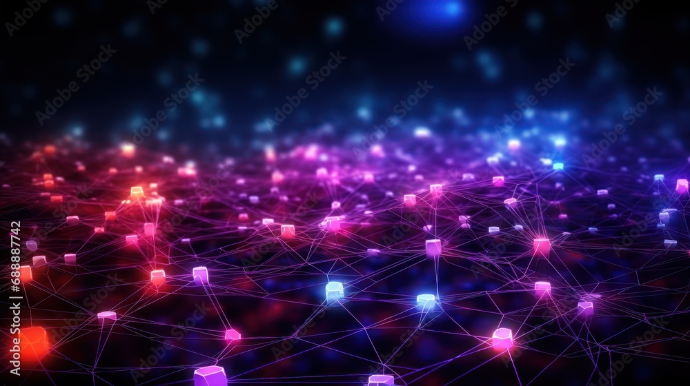 Abstract Digital Network Connectivity Concept Abstract Digital Network Connectivity Concept