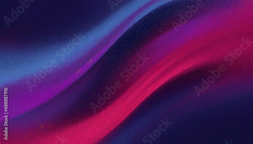 Dark blue violet purple magenta pink burgundy red abstract background. Banner. Color gradient, ombre. Wave, fluid. Bright light wavy line, spot. Neon, glow, flash, shine. Template