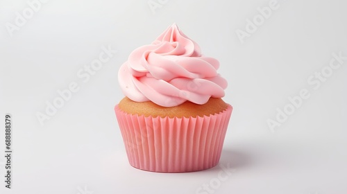 Cupcake Isolated on the White Background
