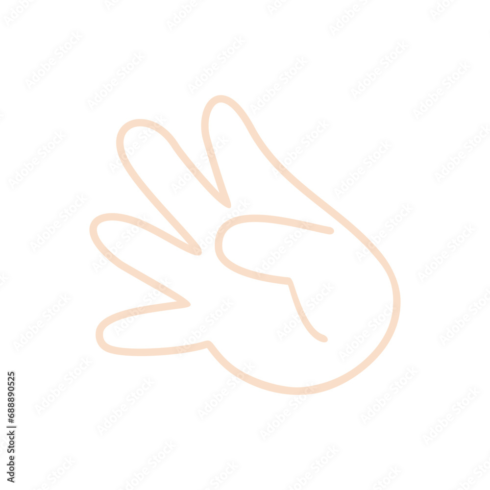Gesture Hand Line Gesture Hand Line