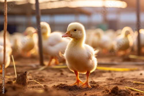 Feathered Precision: Adorable Ducklings in the Aviary of Industry