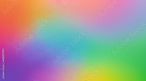Green lime lemon yellow orange coral peach pink lilac orchid purple violet blue jade teal beige abstract background. Color gradient, ombre. Colorful mix bright fan. Rough grain noise grungy.Template.