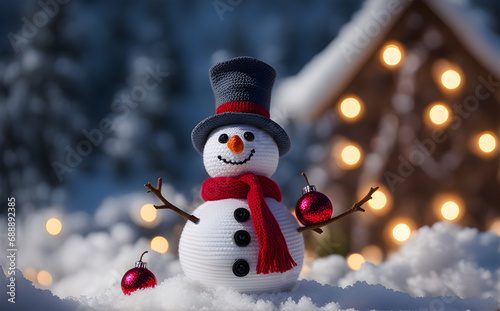 Christmas cookies, snowman, christmas tree, gingerbread, Traditional Christmas cake decorated © CHAIYAPHON