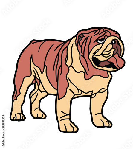 illustration of an puppy