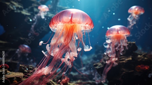 Most dangerous jellyfish in sea © Алина Бузунова