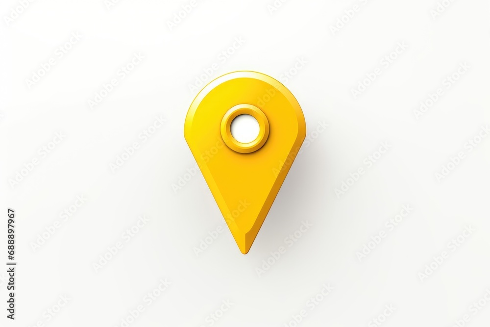 pin location icon for navigation or map, Generative Ai pin location icon for navigation or map, Generative Ai