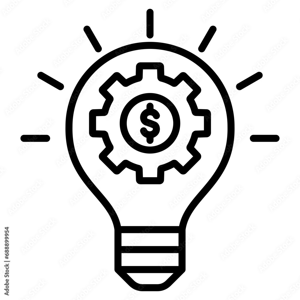 Business Innovation icon line vector illustration Business Innovation icon line vector illustration