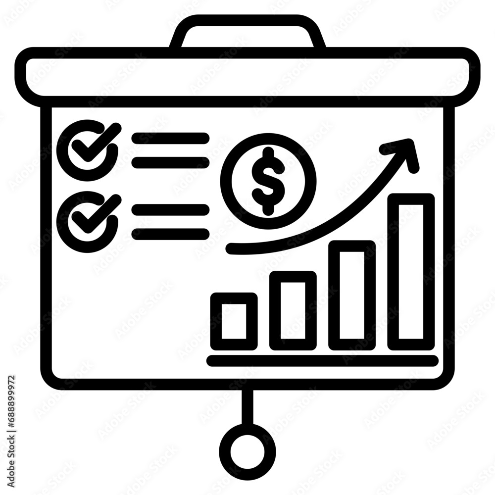 Business Planning icon line vector illustration Business Planning icon line vector illustration
