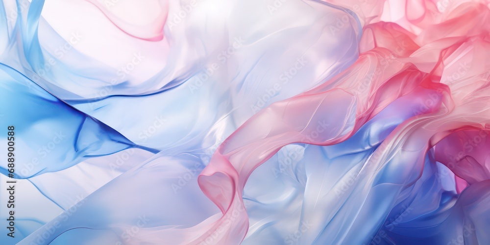 Obraz premium Abstract of vibrant summer captured within a translucent ice formation background.