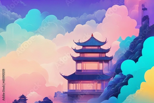 Chinese Classical Style Illustration