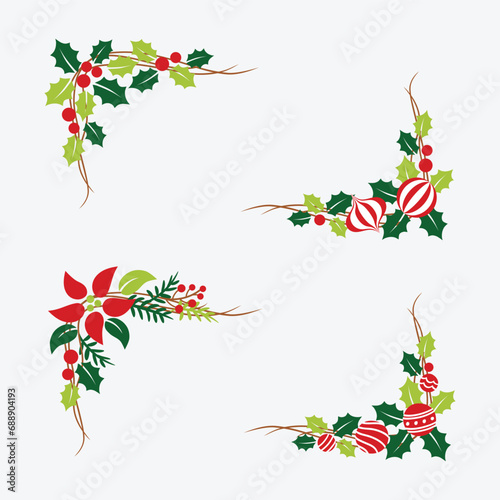 Christmas ornament decoration corner