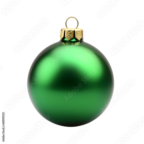 Wallpaper Mural Green Christmas decoration ball isolated on transparent background Torontodigital.ca