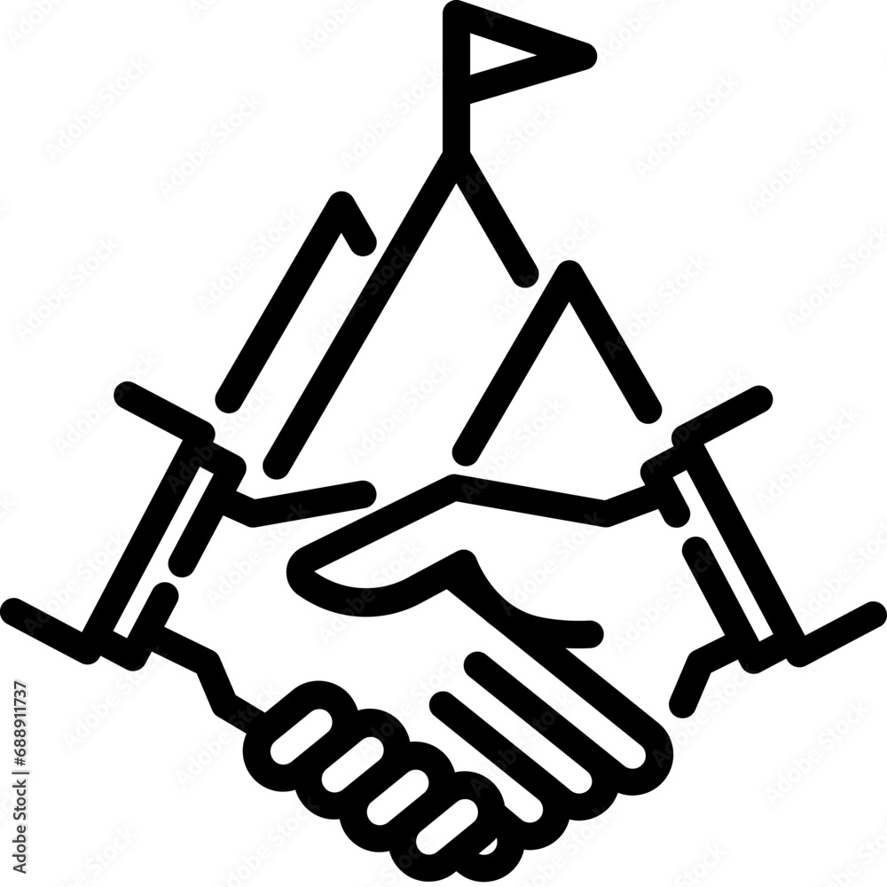 Success icon. Outline design. For presentation, graphic design, mobile application. Success icon. Outline design. For presentation, graphic design, mobile application.