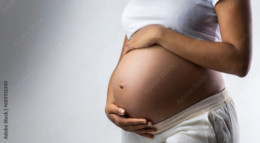 Tender Gestures on a Pregnant Bump Tender Gestures on a Pregnant Bump